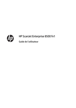 HP ScanJet Enterprise 8500 fn1 Document Capture Workstation Manuel utilisateur