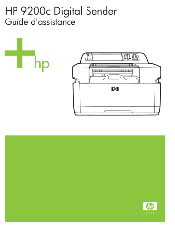 Mode d'emploi | HP 9200c Digital Sender Manuel utilisateur | Fixfr