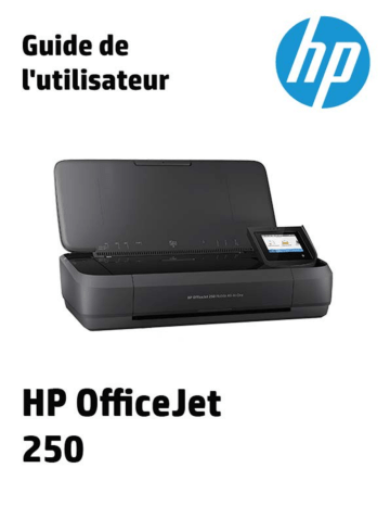 HP OfficeJet 250 Mobile All-in-One Printer series Manuel utilisateur | Fixfr