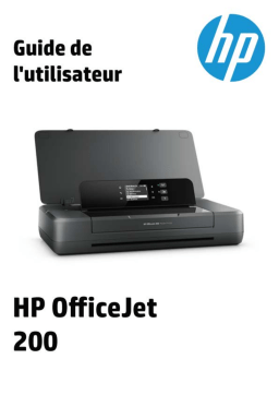 HP OfficeJet 200 Mobile Printer series Manuel utilisateur