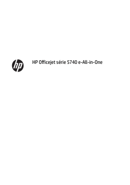 HP OfficeJet 5740 e-All-in-One Printer series Manuel utilisateur