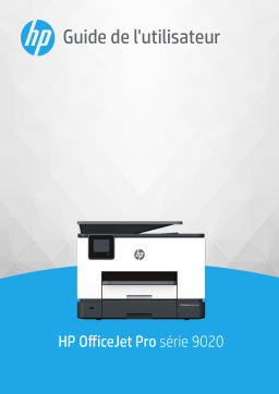 HP OfficeJet Pro 9020 All-in-One Printer series Manuel utilisateur