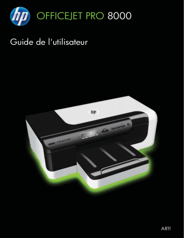 Mode d'emploi | HP Officejet Pro 8000 Enterprise Printer series - A811 Manuel utilisateur | Fixfr