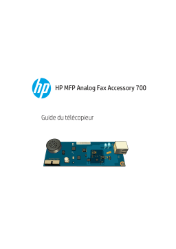 HP LaserJet Managed MFP E62665 series Manuel utilisateur