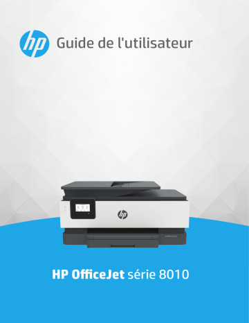 HP OfficeJet 8010 All-in-One Printer series Manuel utilisateur | Fixfr