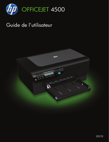 HP Officejet 4500 All-in-One Printer Series - G510 Manuel utilisateur | Fixfr