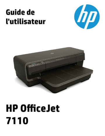 HP OfficeJet 7110 Wide Format ePrinter series - H812 Manuel utilisateur | Fixfr