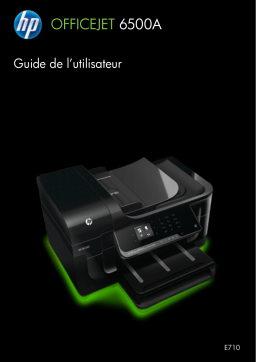 HP Officejet 6500A e-All-in-One Printer series - E710 Manuel utilisateur