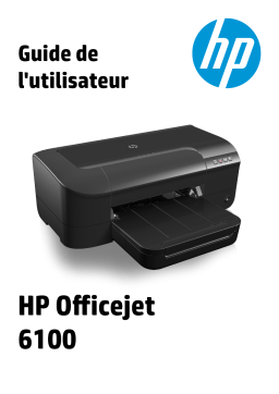 HP Officejet 6100 ePrinter series - H611 Manuel utilisateur