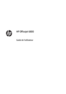 HP Officejet 6820 e-All-in-One Printer series Manuel utilisateur