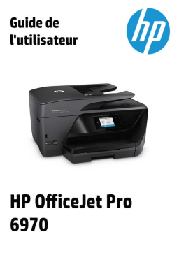 HP OfficeJet Pro 6970 All-in-One Printer series Manuel utilisateur