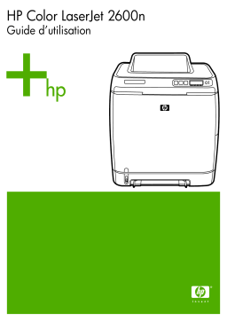 HP COLOR LASERJET 2600N PRINTER Mode d'emploi