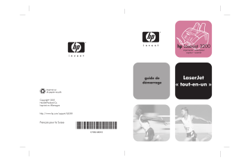 Mode d'emploi | HP LaserJet 3200 All-in-One Printer series Manuel utilisateur | Fixfr