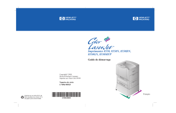 Mode d'emploi | HP Color LaserJet 8550 Multifunction Printer series Manuel utilisateur | Fixfr