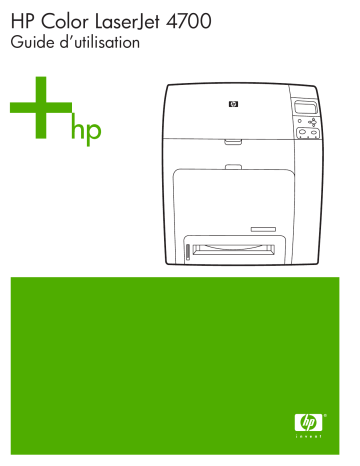 Mode d'emploi | HP Color LaserJet 4700 Printer series Manuel utilisateur | Fixfr