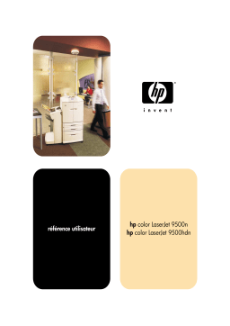 HP Color LaserJet 9500 Printer series Guide de référence