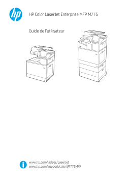 HP Color LaserJet Enterprise MFP M776 series Manuel utilisateur