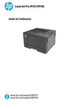 HP LaserJet Pro M706 series Manuel utilisateur