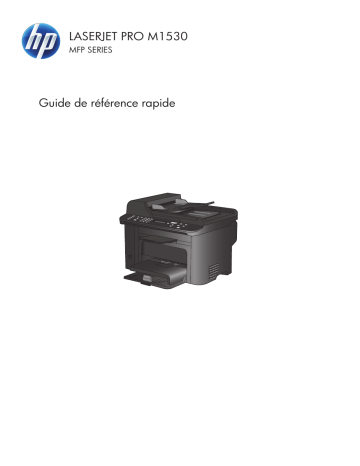 Manuel utilisateur | HP LaserJet Pro M1536 Multifunction Printer series Guide de démarrage rapide | Fixfr