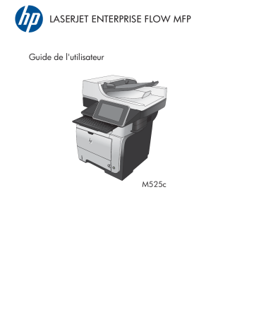 HP LaserJet Enterprise 500 MFP M525 Manuel utilisateur | Fixfr