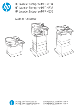 HP LaserJet Enterprise MFP M635 series Manuel utilisateur