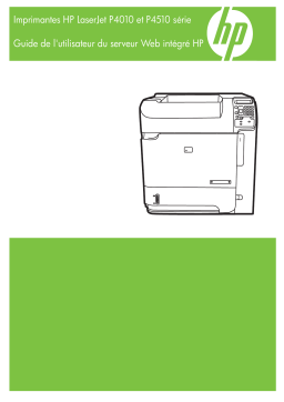HP LaserJet P4014 Printer series Mode d'emploi