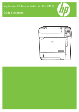 HP LaserJet P4014 Printer series Manuel utilisateur