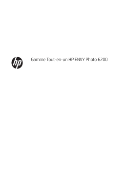 HP ENVY Photo 6258 All-in-One Printer Manuel utilisateur