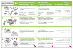 HP Photosmart 370 Printer series Guide d'installation