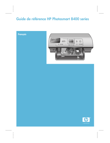 HP Photosmart 8400 Printer series Guide de référence | Fixfr
