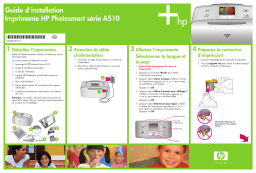 HP Photosmart A510 Printer series Guide d'installation