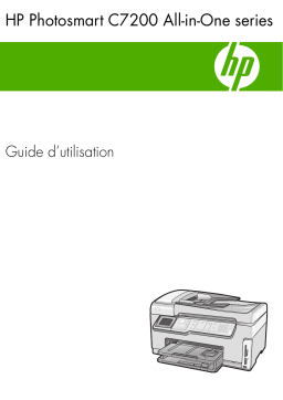 HP Photosmart C7200 All-in-One Printer series Manuel utilisateur