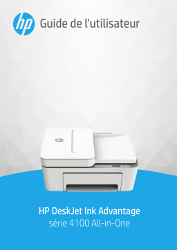 HP DeskJet Ink Advantage 4100 All-in-One series Manuel utilisateur