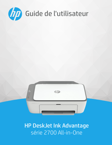HP DeskJet Ink Advantage 2700 All-in-One series Manuel utilisateur | Fixfr