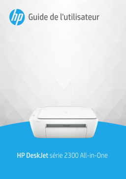 HP DeskJet 2300 All-in-One Printer series Manuel utilisateur