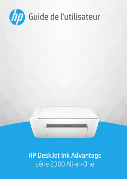 HP DeskJet Ink Advantage 2300 All-in-One Printer series Manuel utilisateur