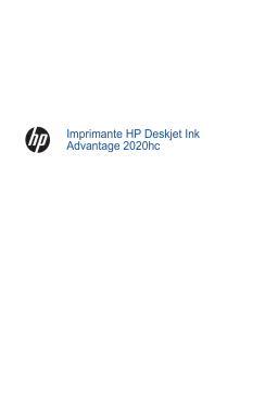 HP Deskjet Ink Advantage 2020hc Printer series Manuel utilisateur