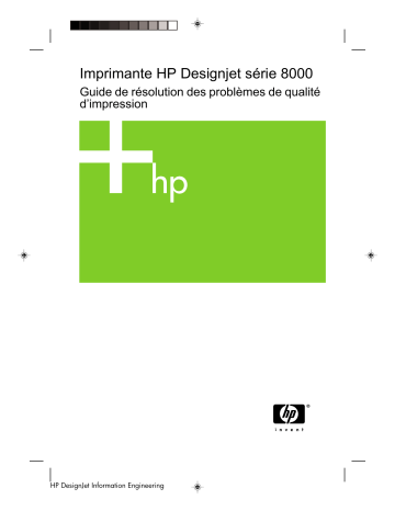 Mode d'emploi | HP DesignJet 8000 Printer series Manuel utilisateur | Fixfr