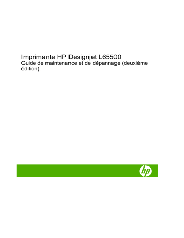 Mode d'emploi | HP DesignJet L65500 Printer series Manuel utilisateur | Fixfr