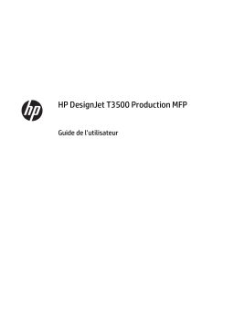 HP DesignJet T3500 Production Multifunction Printer Manuel utilisateur