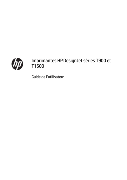 HP DesignJet T1530 Printer series Manuel utilisateur