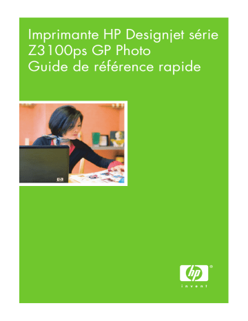 Manuel utilisateur | HP DesignJet Z3100 Photo Printer series Guide de démarrage rapide | Fixfr