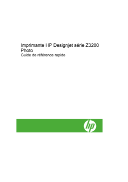 HP DesignJet Z3200 Photo Printer series Manuel utilisateur