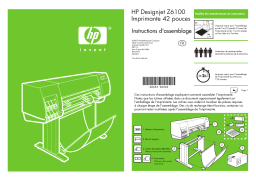 HP DesignJet Z6100 Printer series Manuel utilisateur