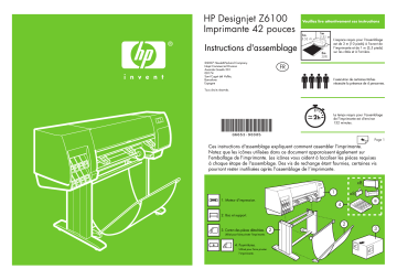 Mode d'emploi | HP DesignJet Z6100 Printer series Manuel utilisateur | Fixfr