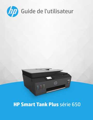 Smart Tank Plus 651 Wireless All-in-One | HP Smart Tank Plus 655 Wireless All-in-One Manuel utilisateur | Fixfr