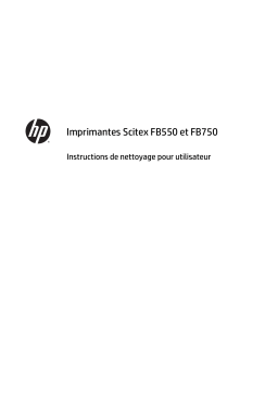 HP Scitex FB750 Printer Manuel utilisateur