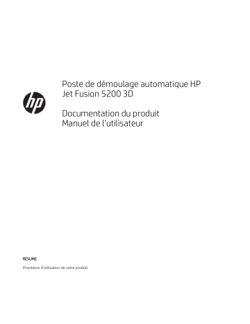 HP Unpacking Stations Manuel utilisateur | Fixfr