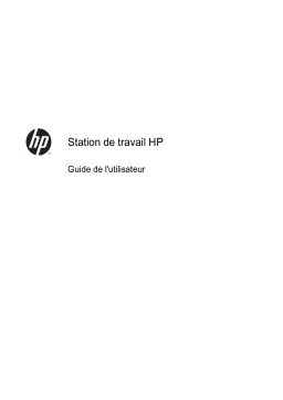 HP Z230 Tower Workstation Manuel utilisateur