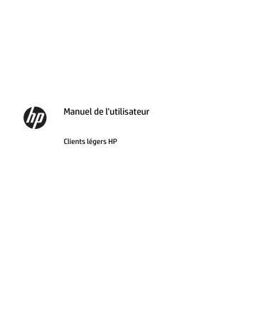 HP t240 Thin Client Manuel utilisateur | Fixfr